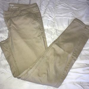 Mossimo Low Rise Skinny Khakis Size 8